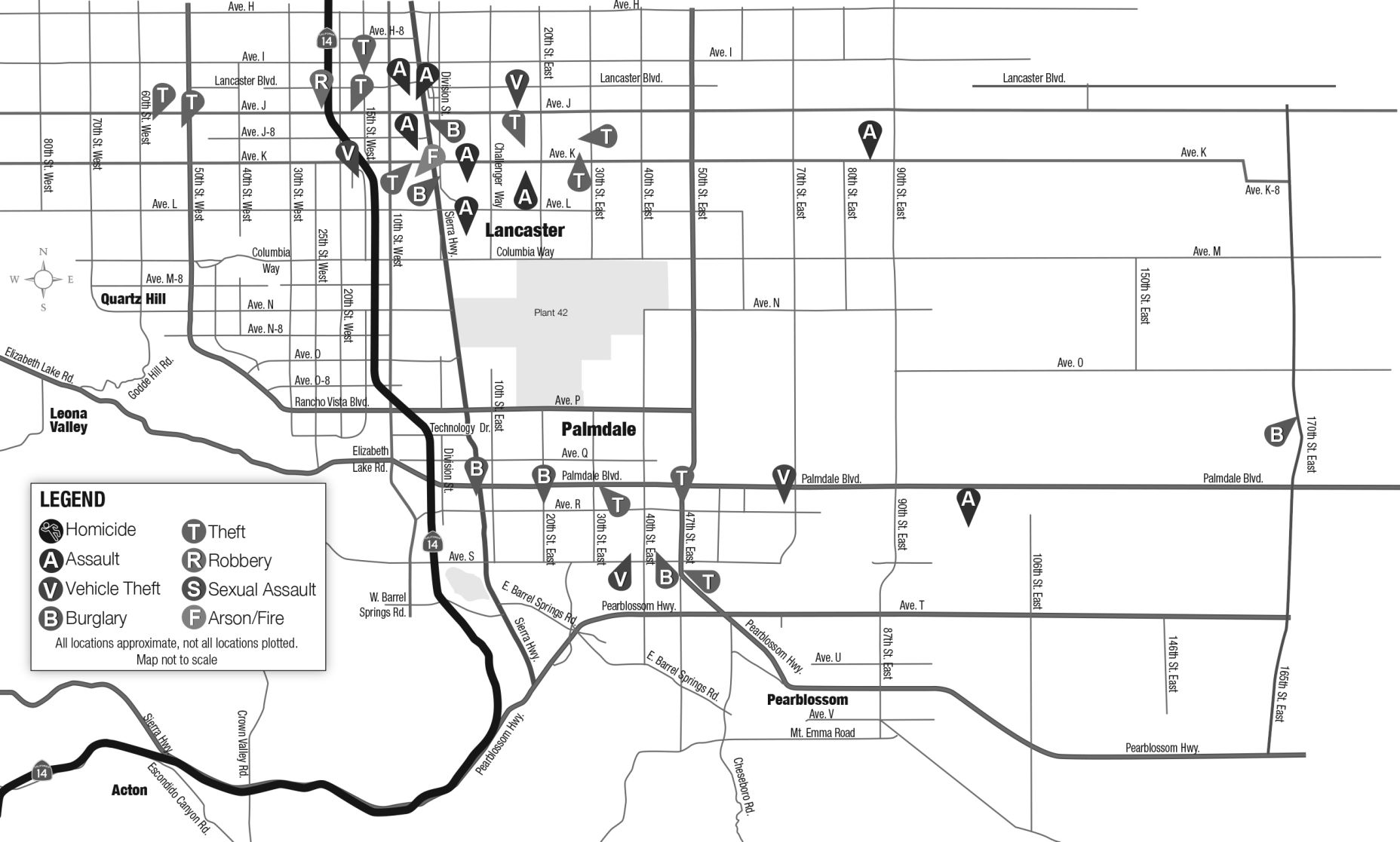 Antelope Valley crime blotter, June 21, 2020